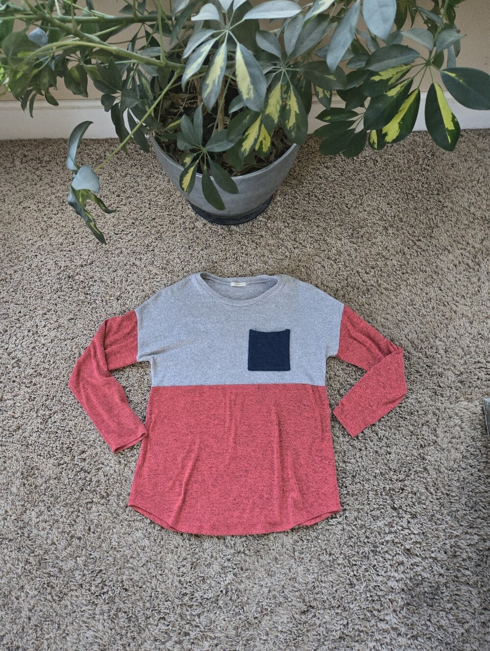 Super Cute Long sleeve Top Wmns Sz Lg
